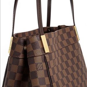 Louis Vuitton Damier Ebene Marylebone Shoulder Bag Bucket Neverfull Brown